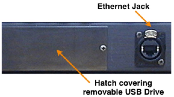 superconductor hatch for usb and ethernet jack